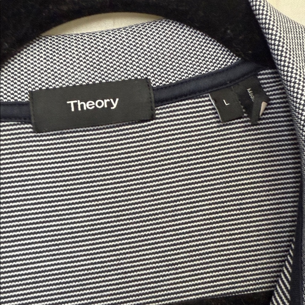 Theory Men's Polo Shirt in Gray - Picture 2 of 3